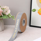 Valentine's Day flower shop floral supplies English threaded ribbon DIY bouquet ribbon material spot wholesale