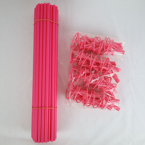 Aluminum film balloon holder 40cm thickened aluminum foil balloon holder activity gift hand balloon holder spot wholesale