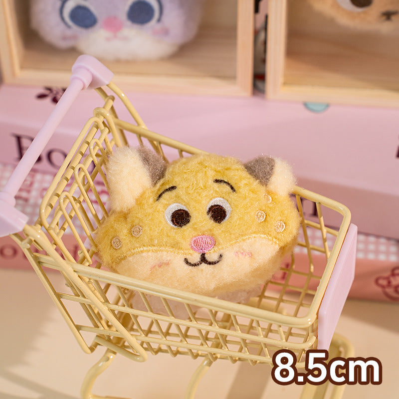 Zootopia Lightning Judy Leopard Police Officer Fox Nick Cute Cartoon Plush Doll Pendant Pendant Keychain