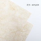 Internet celebrity handmade cloud hemp paper random pattern bark paper autumn and winter retro premium feeling bag flower paper thickened art paper wholesale