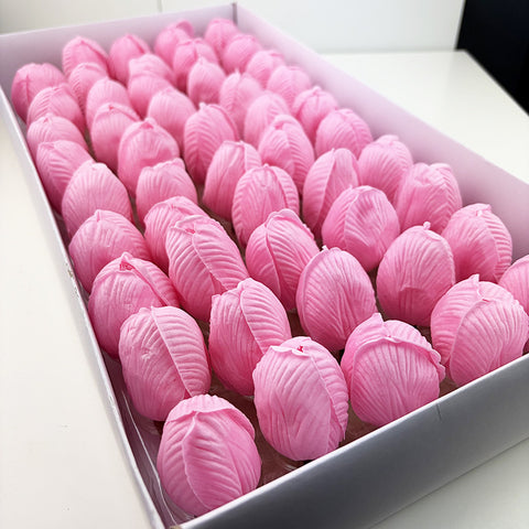 New product simulation tulip flower head soap flower mother's day send mother arrangement flower accessories handmade materials