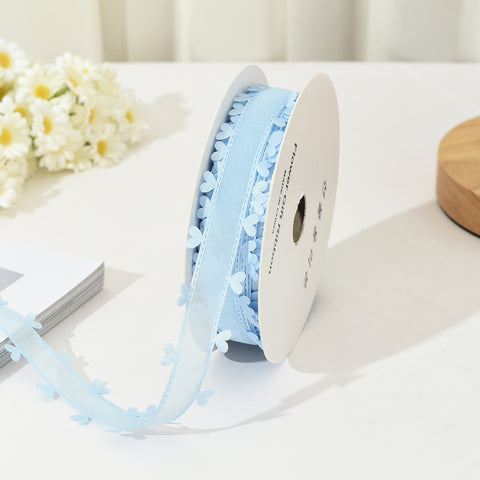 Bilateral love ribbon, hair accessories DIY bow flower gift packaging ribbon cross-border binding belt