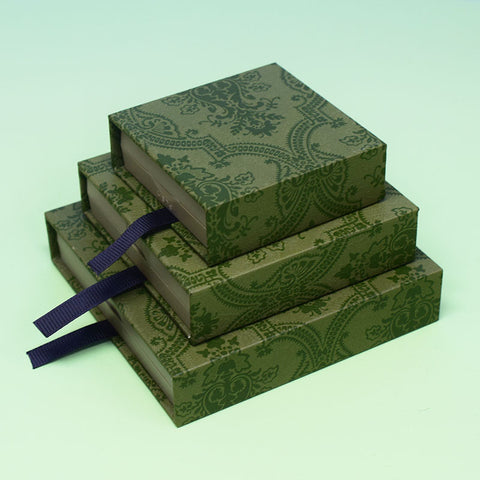Customized Eco-friendly Portable Reusable Handmade Paperboard Jewelry Drawer Packaging Gift Box