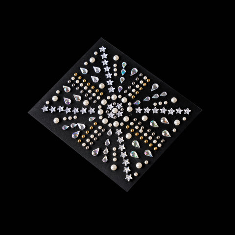 Star diamond sticker flower shop bouquet decoration rhinestone sticker flower petal letter diamond flower art packaging consumables