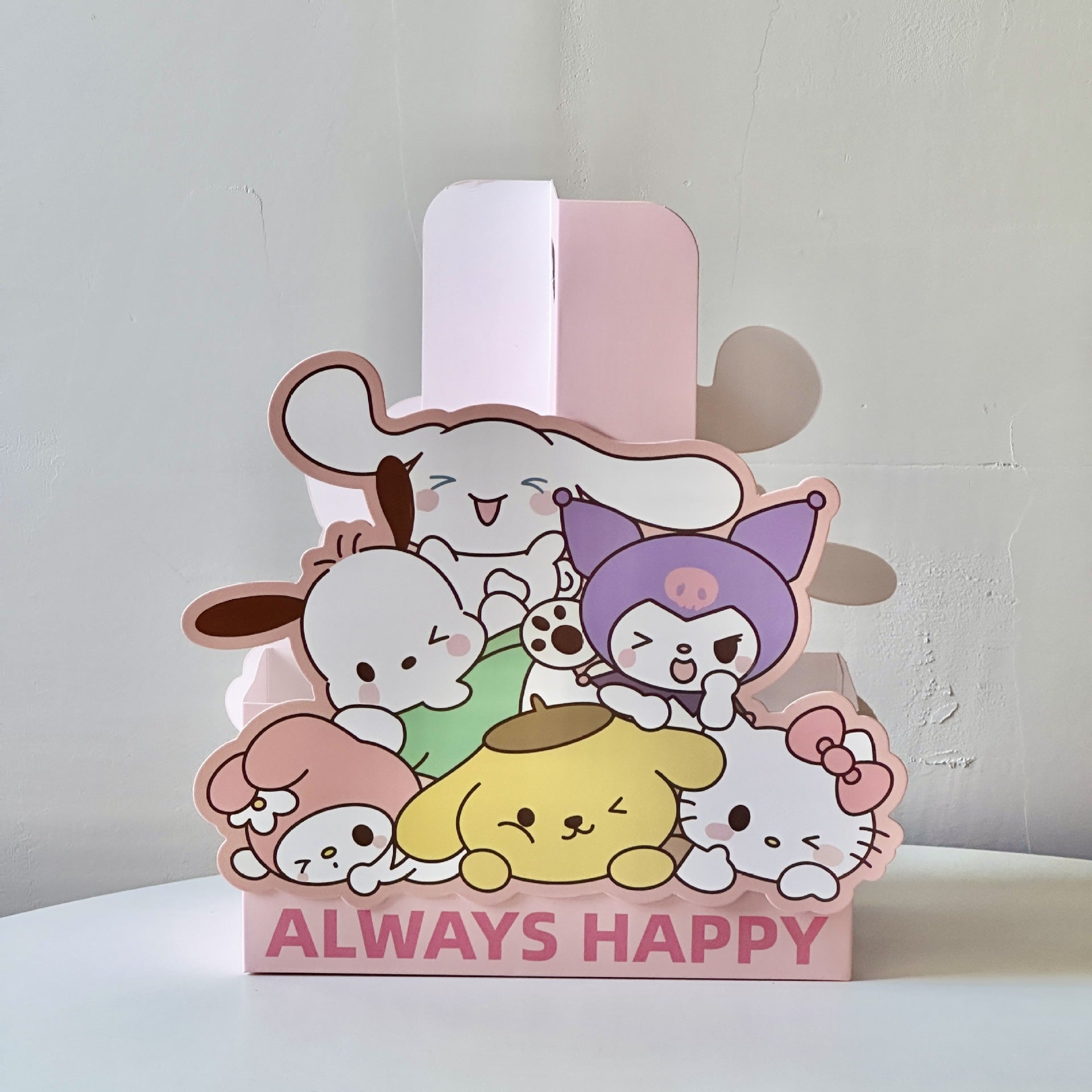Children's Day Send Children Tide Play Series Tote Bag Cartoon DIY Coffee Milk Tea Decorative Flower Box Floral Packaging Materials