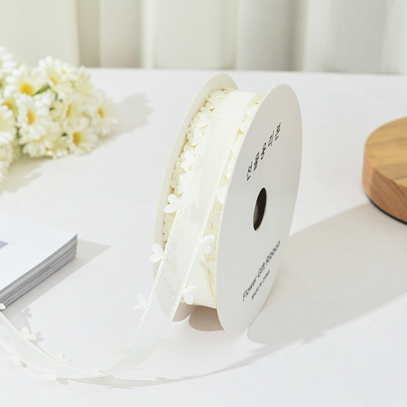 Bilateral love ribbon, hair accessories DIY bow flower gift packaging ribbon cross-border binding belt