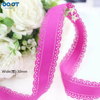 3cm Solid Color Lace Hollow Grosgrain Ribbon Eco-Friendly Durable Modern DIY Handmade Bow Headgear Hair Valentine's Day Wedding