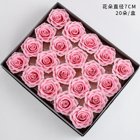 Qixi Festival new soap flower head pride rose aromatherapy immortal flower seven layers soap flower simulation flower wholesale