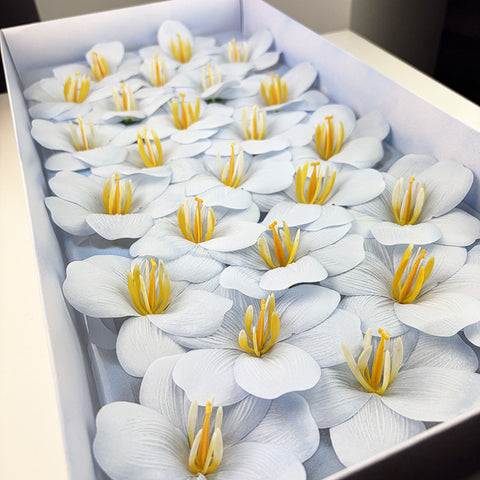 Soap flower tulip new bouquet flower accessories simulated flower gifts open tulip with flower embellishment