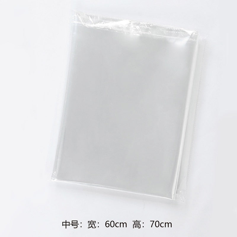 High transparency bouquet dust bag transparent bouquet bag rainproof windproof glass paper bag send flowers flower packaging wholesale