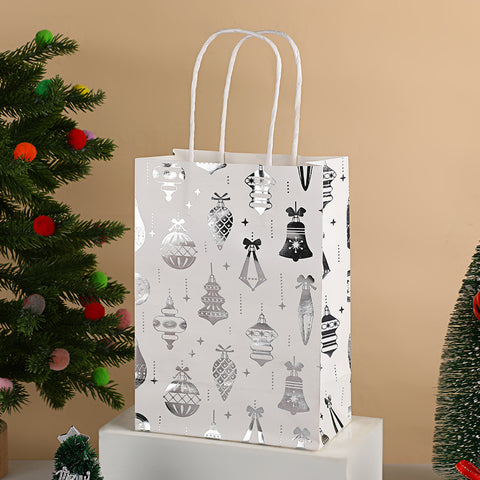 Christmas gift bag cartoon christmas tree souvenir bag holiday party snack packaging bag kraft paper bag