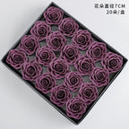 Qixi Festival new soap flower head pride rose aromatherapy immortal flower seven layers soap flower simulation flower wholesale