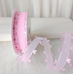 Bilateral love ribbon, hair accessories DIY bow flower gift packaging ribbon cross-border binding belt