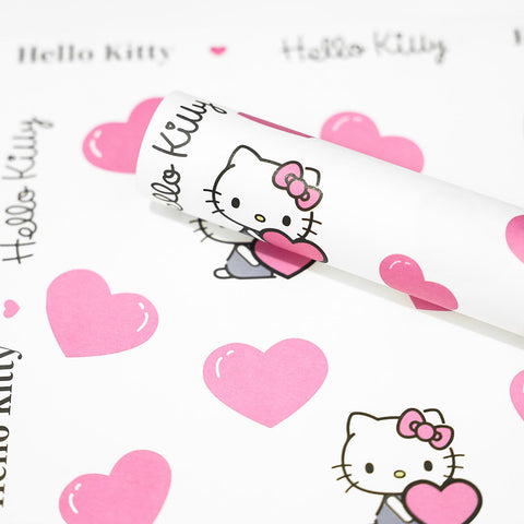Cartoon KT Cat Wrapping Paper White Kraft Paper Thickened Cute Cat Florist Floral Handmade DIY Material