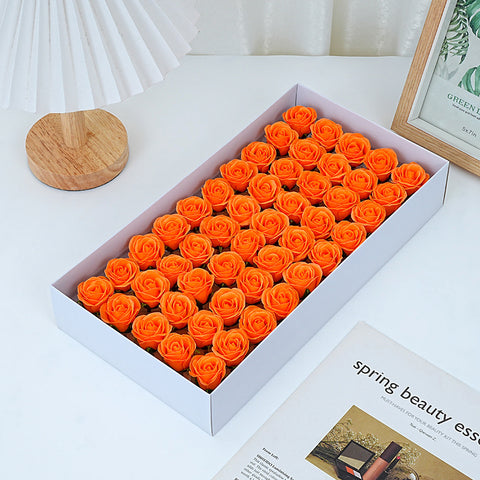 Thumbflower boxed mini soap rose bouquet, Valentine's Day gift decoration materials, wholesale preserved flowers