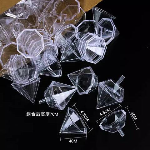 Ferrero Chocolate Cup Clear Chocolate Holder Bouquet Flower Packaging DIY Making Materials Supplies Valentine's Day