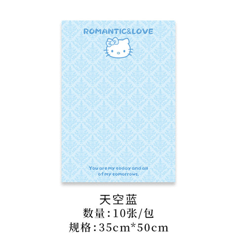 Sweetheart kt wrapping paper flower bouquet packaging decoration, Hello Kitty high quality thickened paper flower shop floral materials