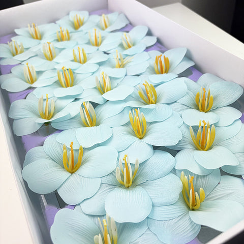 Soap flower tulip new bouquet flower accessories simulated flower gifts open tulip with flower embellishment