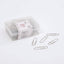 Silver Paper Clip Metal Card Clip Bouquet Greeting Card Paper Clip Stationery Office Long Tail Clip Flower Shop Supplies