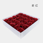 Artificial flower five-layer rose soap flower large flower head soap flower gift box bouquet flower shop festival supplies manufacturer wholesale
