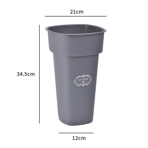 Wake flower bucket flower shop special Hong Kong-style square flower bucket wholesale stall household dried flowers flower growing bucket Wake flower bucket