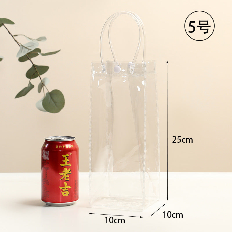 Environmentally Transparent PVC Wedding Gift Box Waterproof Transparent Bridesmaid Gift Bag Paper Box
