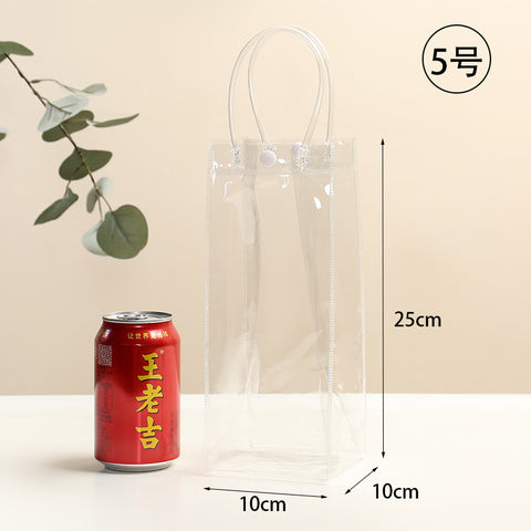 Environmentally Transparent PVC Wedding Gift Box Waterproof Transparent Bridesmaid Gift Bag Paper Box