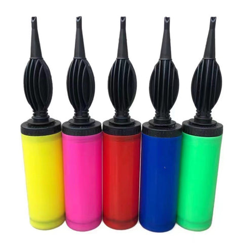 Plastic flat nozzle pump, manual hand pump, balloon macaron inflatable cylinder wholesale directly from the manufacturer