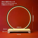 New Chinese LED lamp ring living room creative ornament Gundam background light gift home decoration flowing water ornament