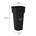 Wake flower bucket flower shop special Hong Kong-style square flower bucket wholesale stall household dried flowers flower growing bucket Wake flower bucket