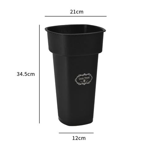 Wake flower bucket flower shop special Hong Kong-style square flower bucket wholesale stall household dried flowers flower growing bucket Wake flower bucket