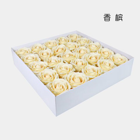 Artificial flower five-layer rose soap flower large flower head soap flower gift box bouquet flower shop festival supplies manufacturer wholesale