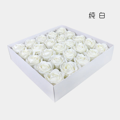 Artificial flower five-layer rose soap flower large flower head soap flower gift box bouquet flower shop festival supplies manufacturer wholesale