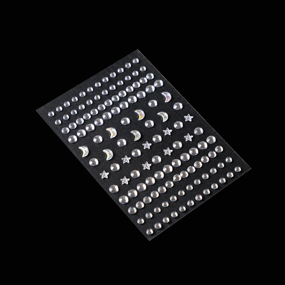 Star diamond sticker flower shop bouquet decoration rhinestone sticker flower petal letter diamond flower art packaging consumables