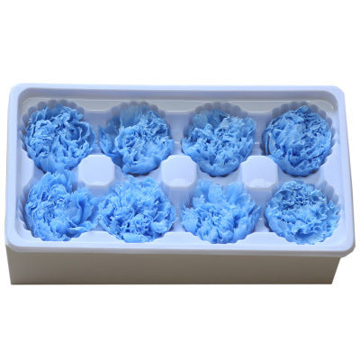 Eternal Flower 4-5cm A Grade Carnation Flower Head DIY Material 8 Packs Yunnan Wholesale Eternal Carnation Flower Head