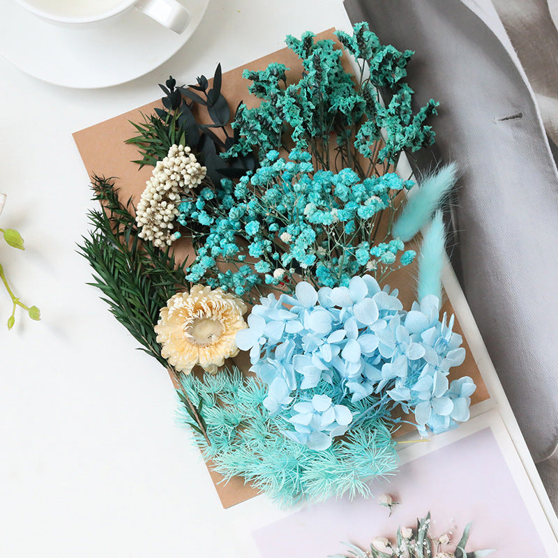 Wholesale Hot Sale Cross-border ETERNAL Dried Flower DIY Handmade Wedding Christmas Mother's Day Square Decoration Burnt Orange