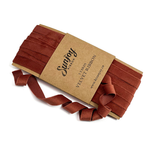 Dutch Velvet Ribbon Roll Modern Velvet Gift Ribbon for Handmade Craft Ornaments Wedding Gift Wrapping
