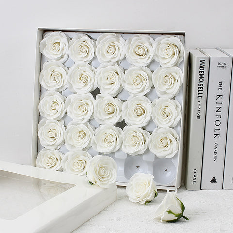 Taixi wholesale seven-layer awakening soap flower rose head simulation immortal flower rose handmade DIY bouquet material