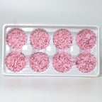 Eternal Flower 4-5cm A Grade Carnation Flower Head DIY Material 8 Packs Yunnan Wholesale Eternal Carnation Flower Head