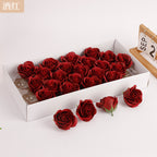 Soap flower five-layer soap rose head Valentine's Day DIY bouquet gift box packaging material simulation head high simulation
