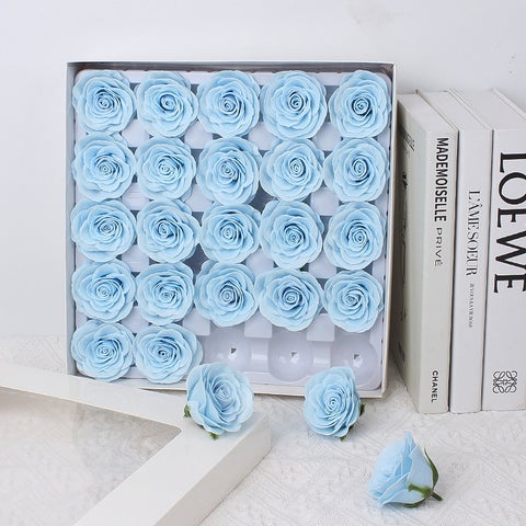 Taixi wholesale seven-layer awakening soap flower rose head simulation immortal flower rose handmade DIY bouquet material