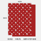 Polka dot Hello Kitty thickened wrapping paper modeling paper 157g kraft paper flower bouquet bag flower paper handmade floral materials