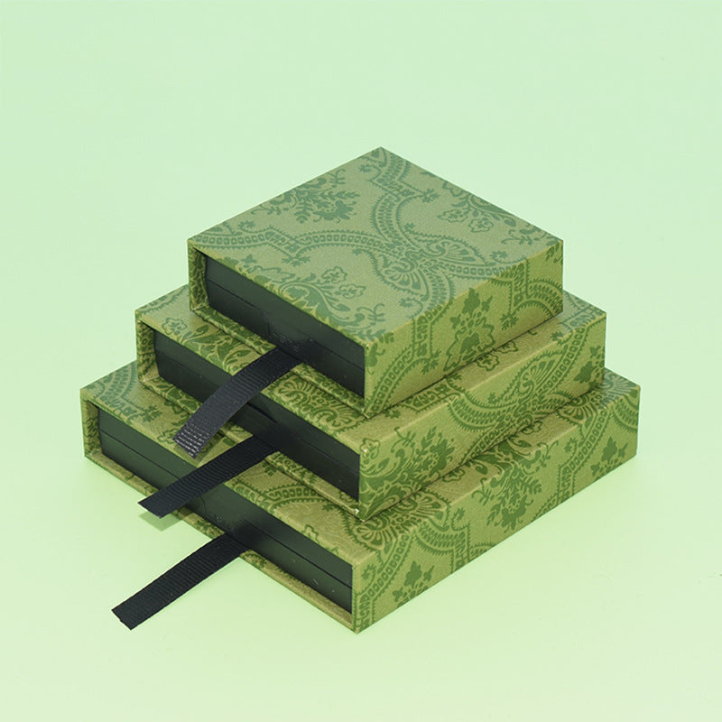 Customized Eco-friendly Portable Reusable Handmade Paperboard Jewelry Drawer Packaging Gift Box