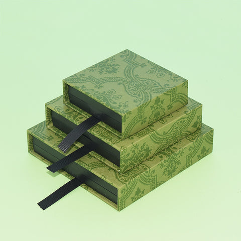 Customized Eco-friendly Portable Reusable Handmade Paperboard Jewelry Drawer Packaging Gift Box