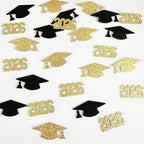 Graduation hat PhD hat 2026 confetti gold black graduation party decoration decoration graduation ceremony decoration supplies