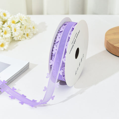 Bilateral love ribbon, hair accessories DIY bow flower gift packaging ribbon cross-border binding belt