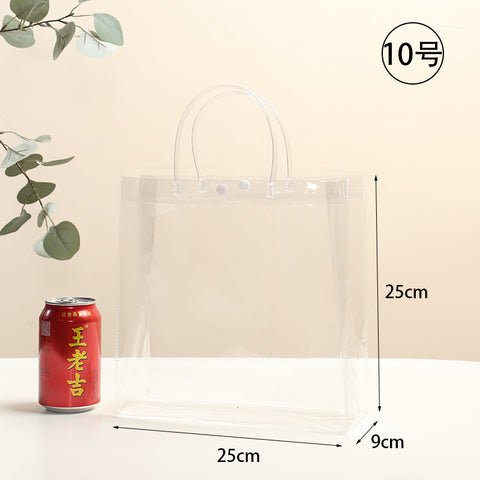 Environmentally Transparent PVC Wedding Gift Box Waterproof Transparent Bridesmaid Gift Bag Paper Box