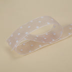 Spot 2.5cm star yarn with flower packaging ribbon polka dot snow yarn webbing bouquet bow ribbon