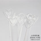 23 long bouquet plastic short insert greeting card card clip flower love insert card clip flower basket insert rod flower shop supplies