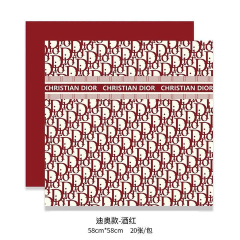New Hera light luxury paper series flower wrapping paper red bouquet thousand bird grid thickened waterproof bag flower paper material
